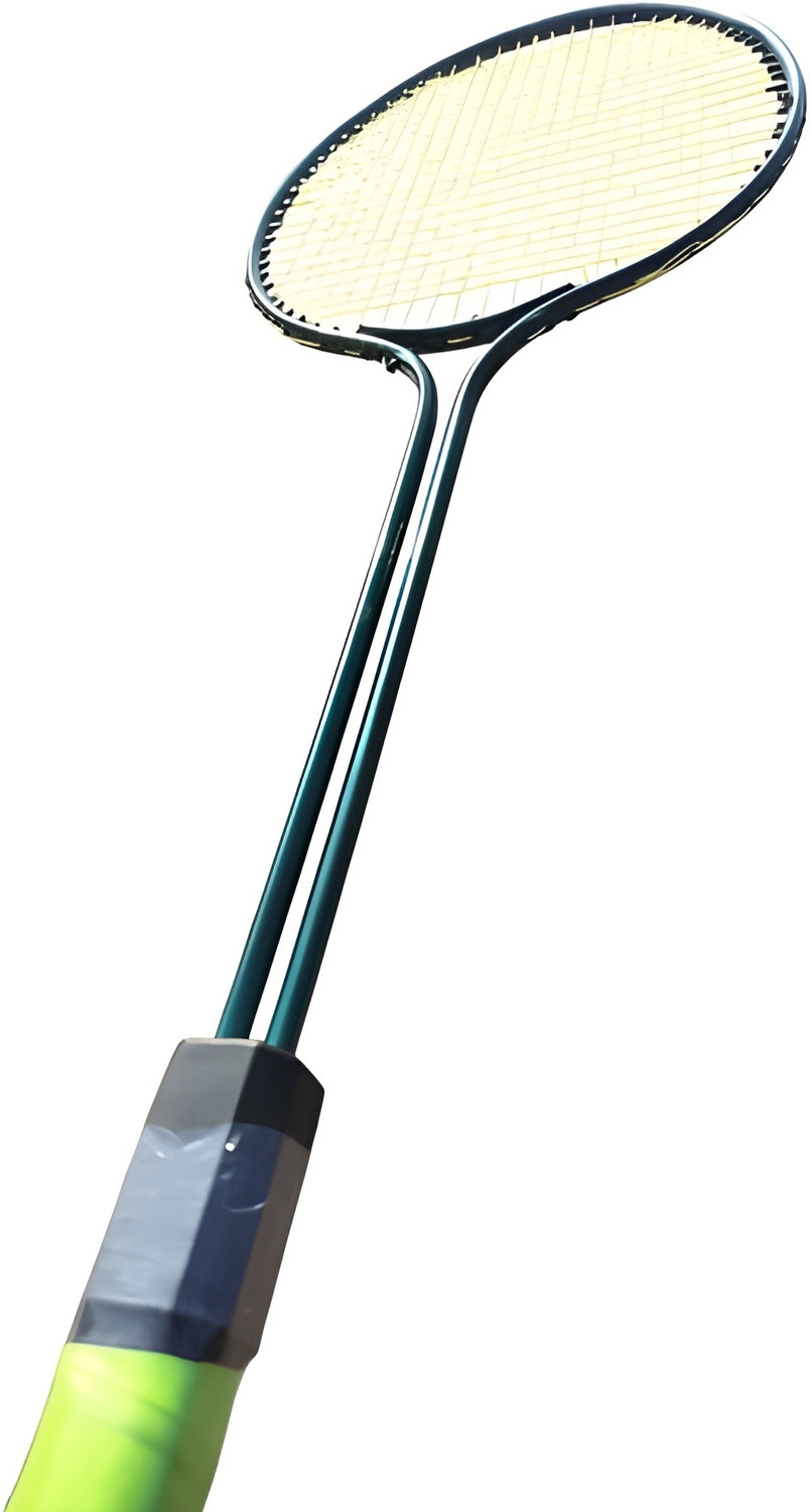Image of kickmixsports Badminton Raquet Green Strung Badminton Racquet
