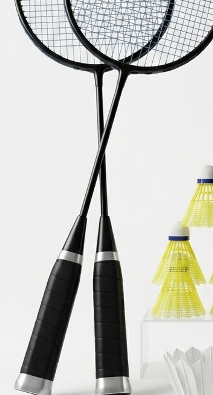 Image of Shibrom goods Carbon Graphite Pro Black Strung Badminton Racquet