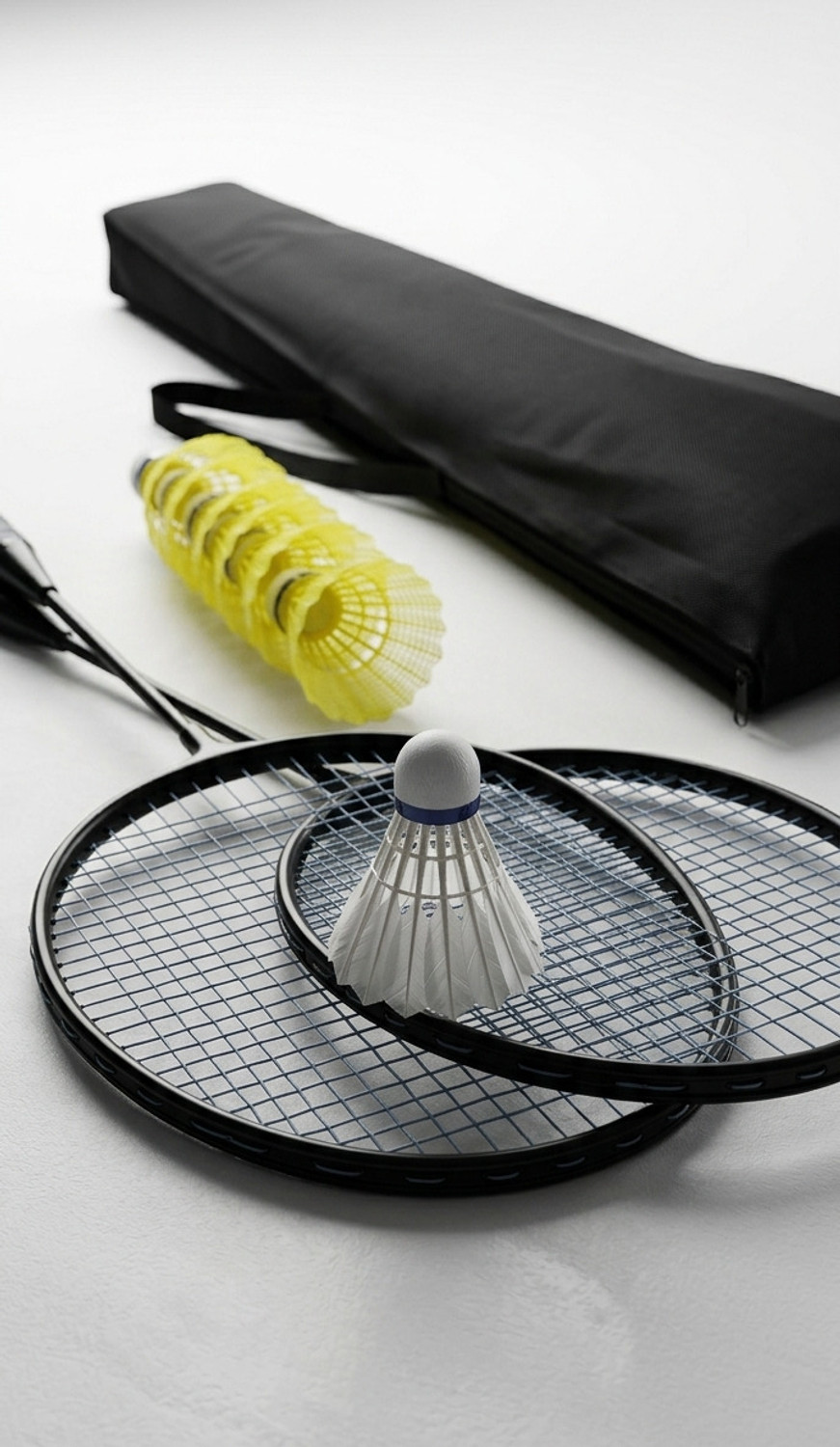 Image of Shibrom goods Carbon Graphite Pro Black Strung Badminton Racquet