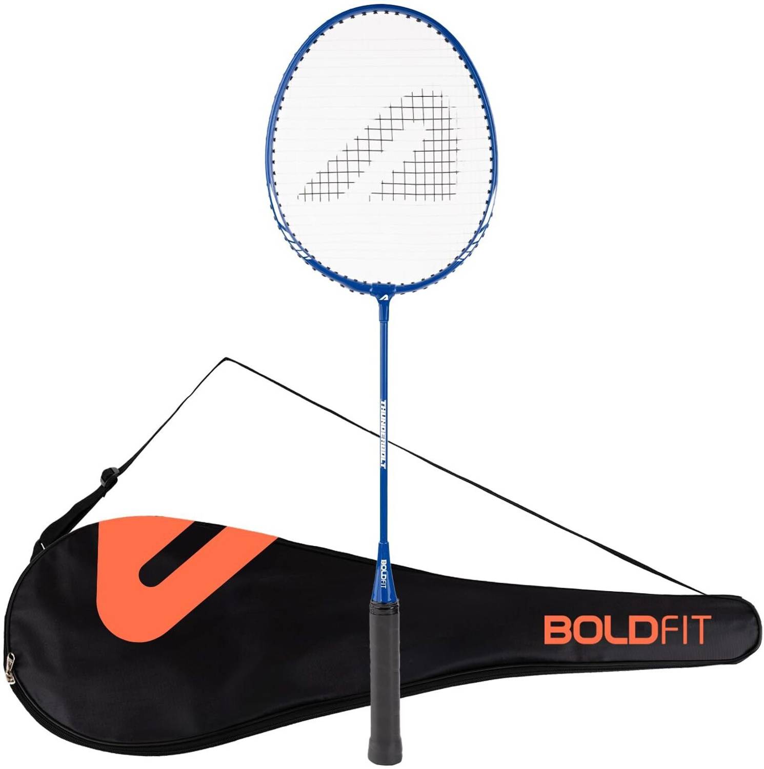 BOLDFIT Badminton Racquet with Cover Blue Strung Badminton Racquet Rs. 399 - Flipkart