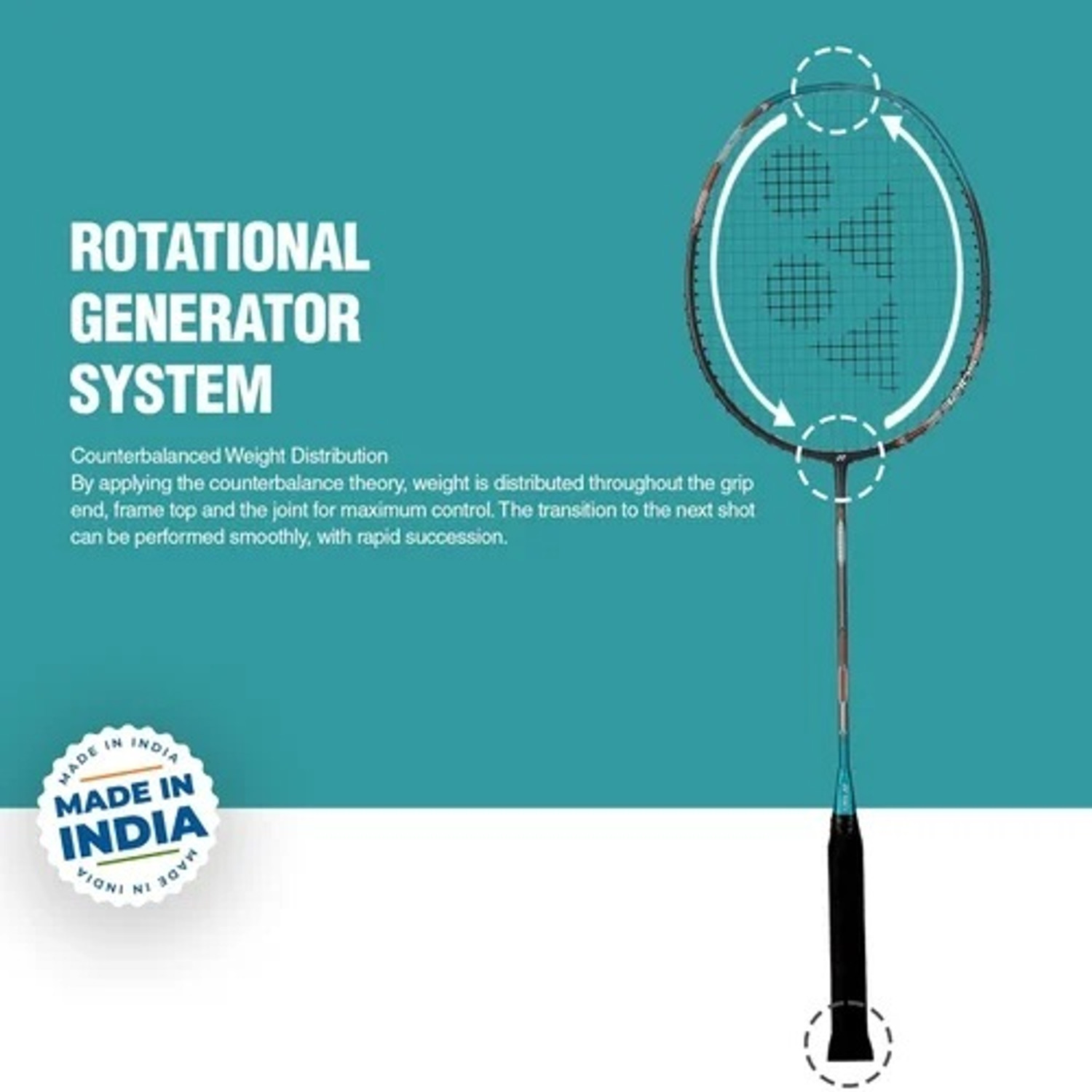 Image of YONEX Astrox Attack 9 Green, Black Strung Badminton Racquet