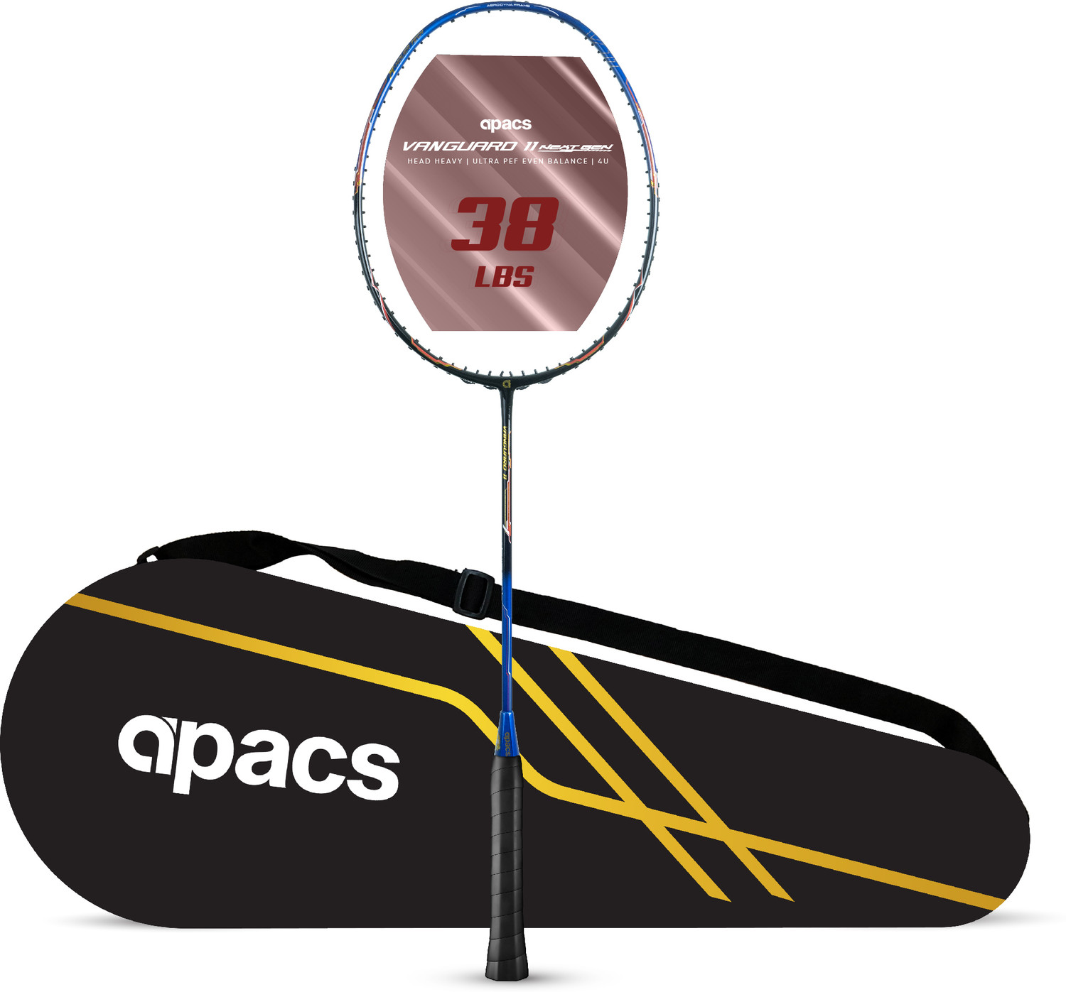 Image of apacs Vanguard 11 Next Gen Multicolor Unstrung Badminton Racquet