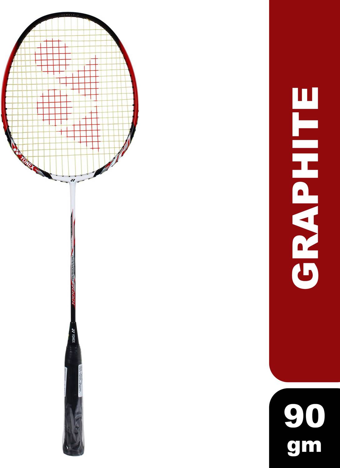 YONEX Nanoray 7000i Red, White Strung Badminton Racquet - Buy