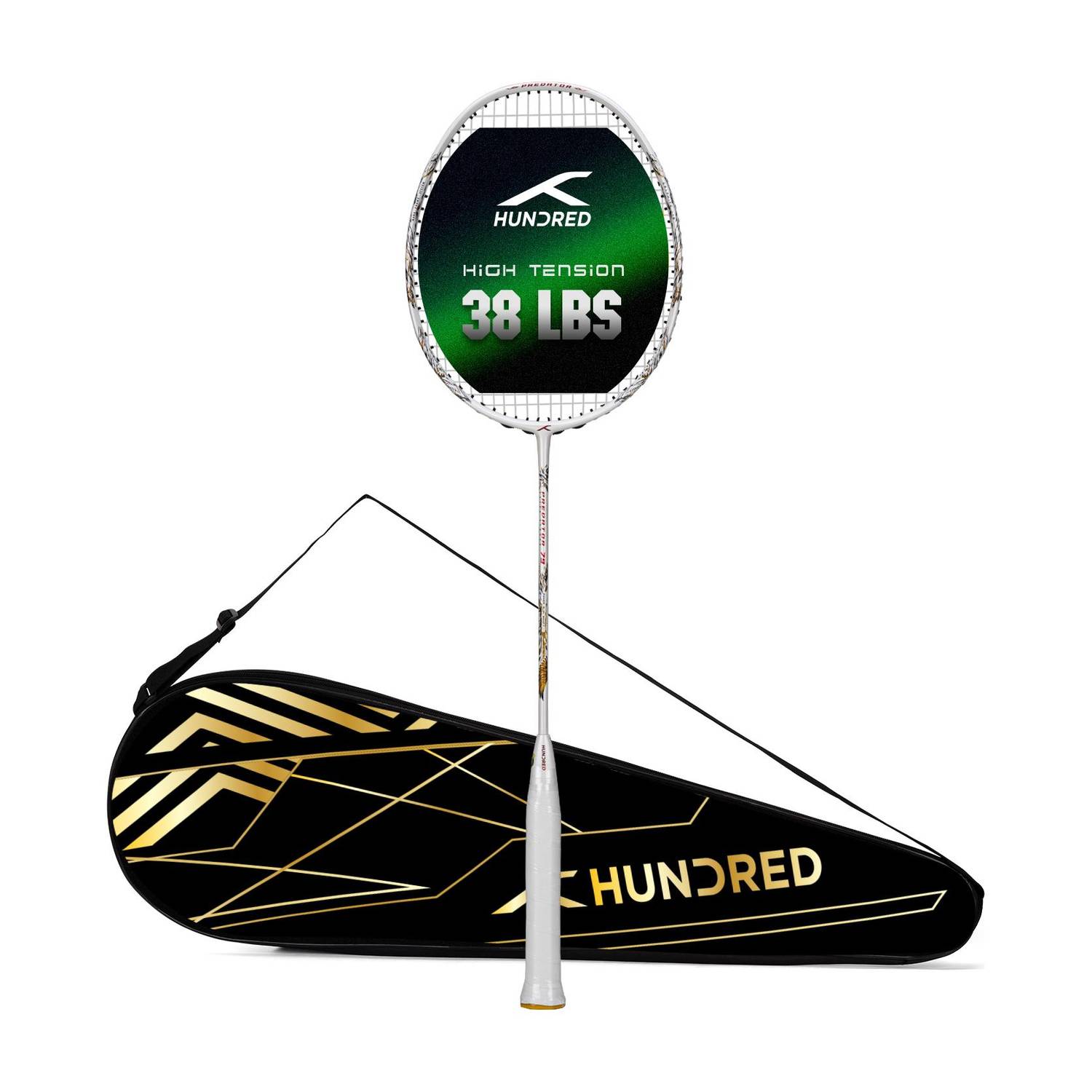 Hundred Predator 79 Extra Strong Badminton Racquet - Image 1