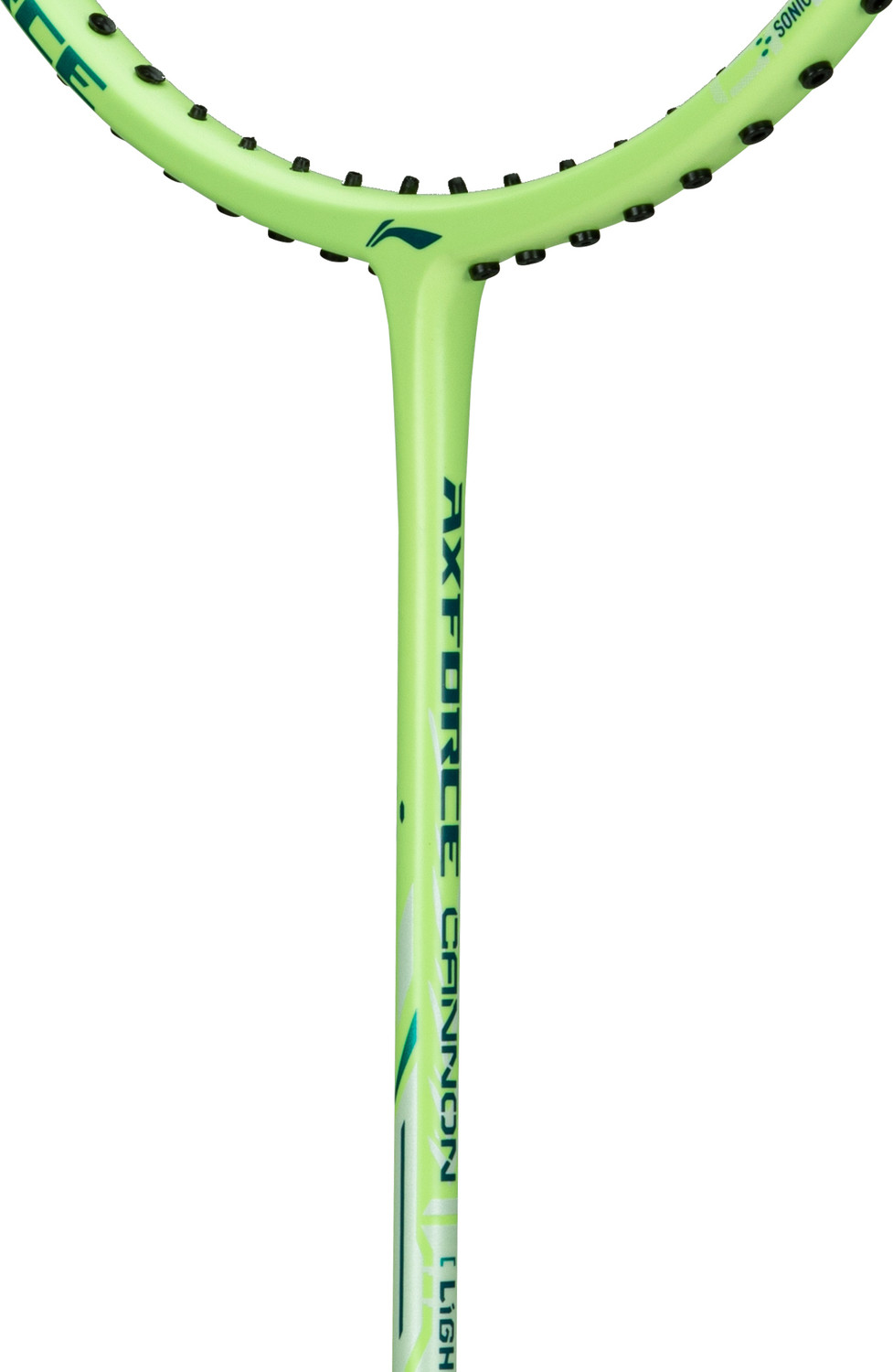 Image of LI-NING Axforce Cannon LIGHT (5U) Green Strung Badminton Racquet
