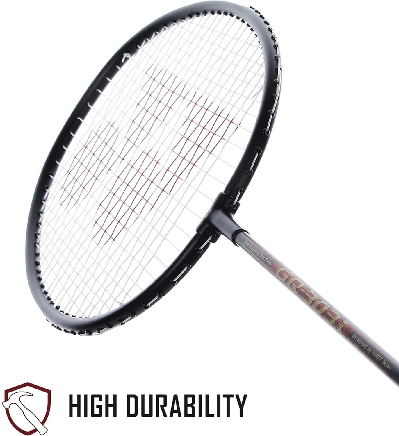Image of YONEX Badminton Racquet Gr303I Black G4U Multicolor Strung Badminton Racquet