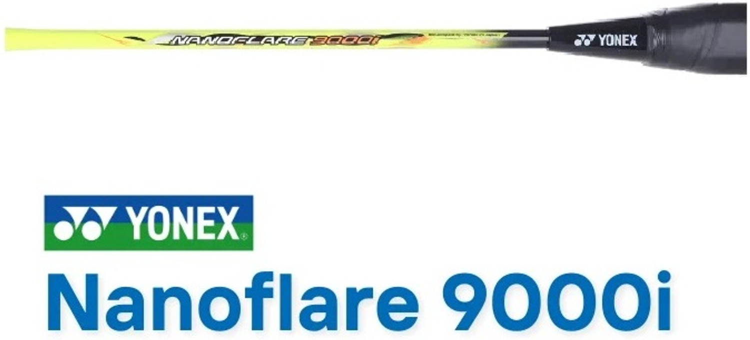 Image of YONEX NANOFLARE 9000i Yellow Strung Badminton Racquet
