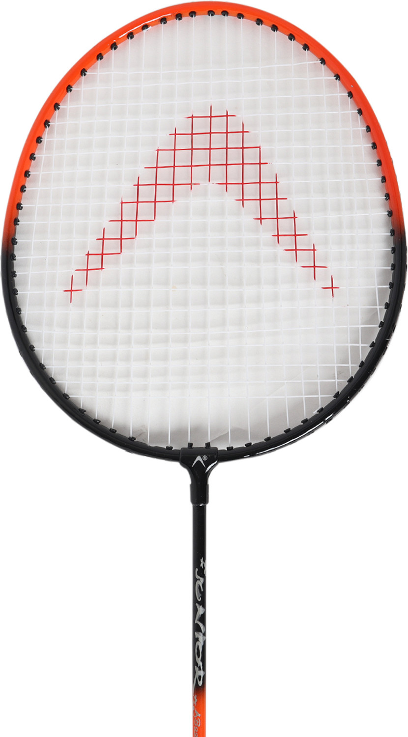 Image of ArrowMax Badminton Racquet Set For Kids Boys Girls Set Orange Strung Badminton Racquet