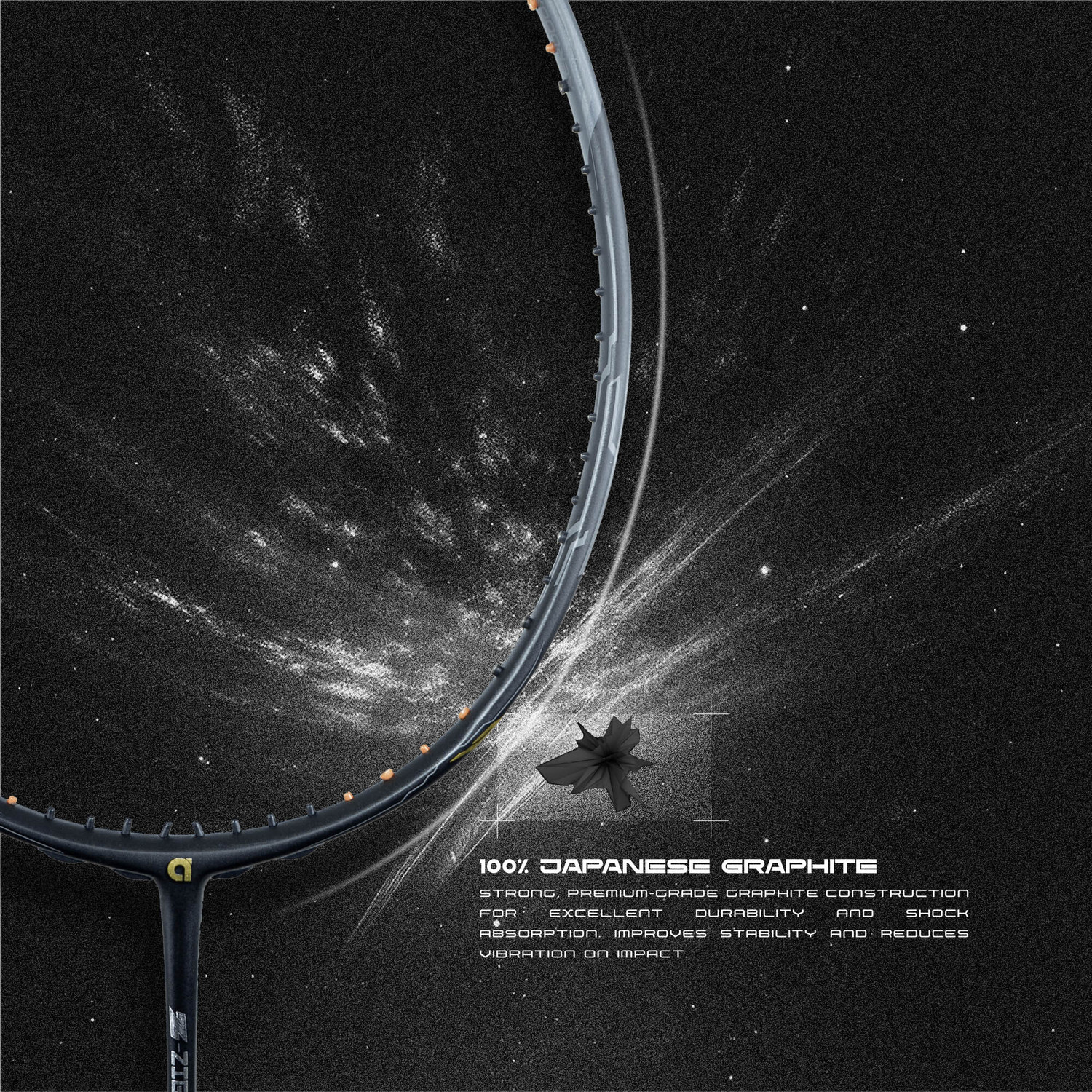 Image of apacs Z-Ziggler Next Gen Black Unstrung Badminton Racquet