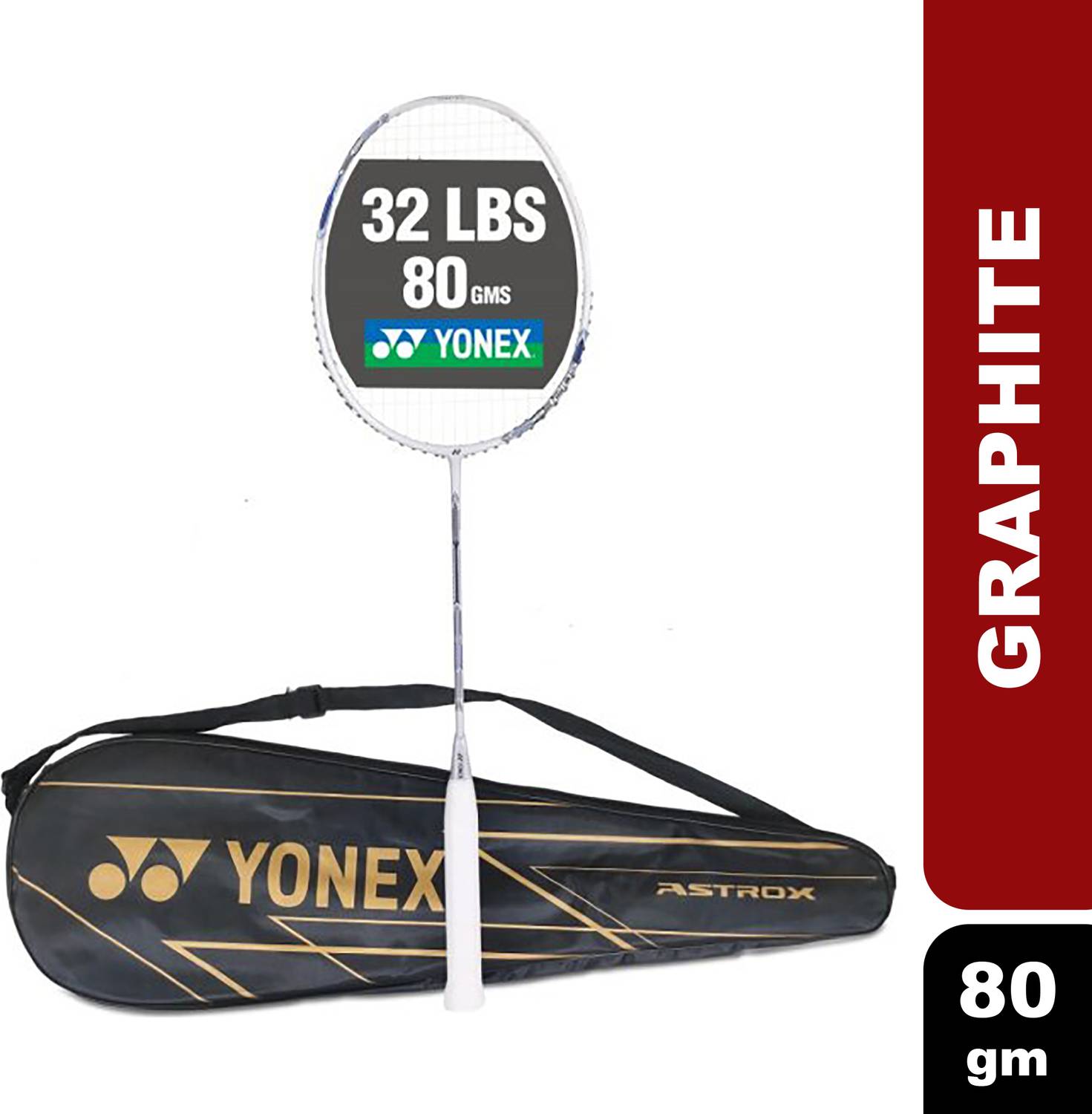 YONEX Astrox Attack 9 White Badminton Racquet