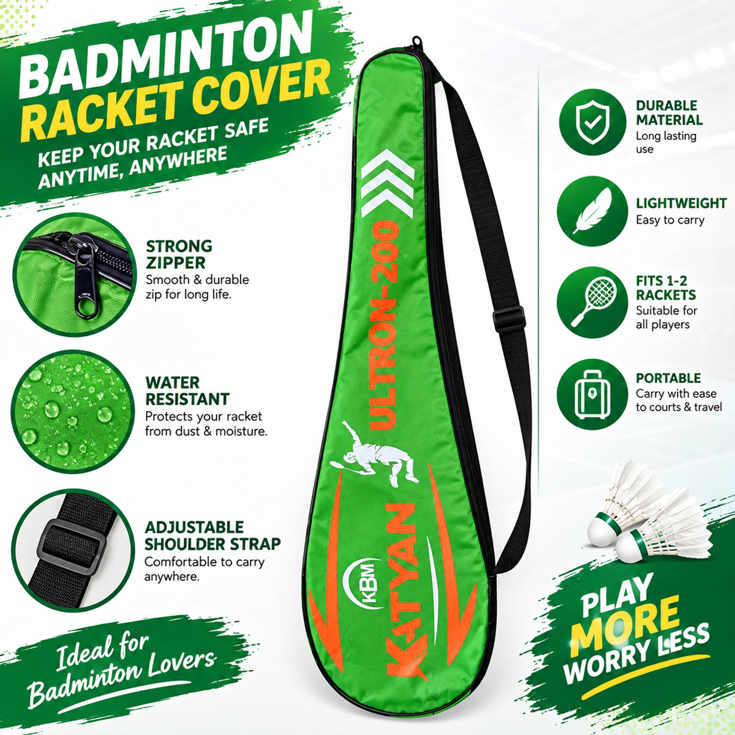 Image of Zunaira sports ULTRON -200 premium Badminton Racquet (Pack of 2) Multicolor Strung Badminton Racquet