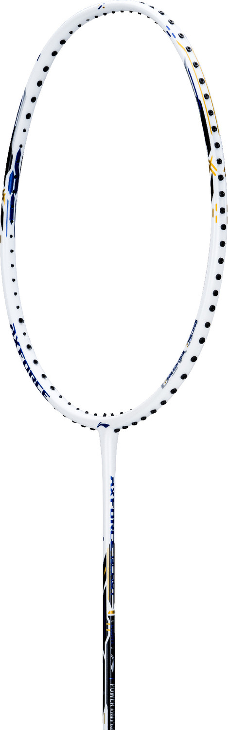 Image of LI-NING AXFORCE BLAST (4U) White, Blue Unstrung Badminton Racquet