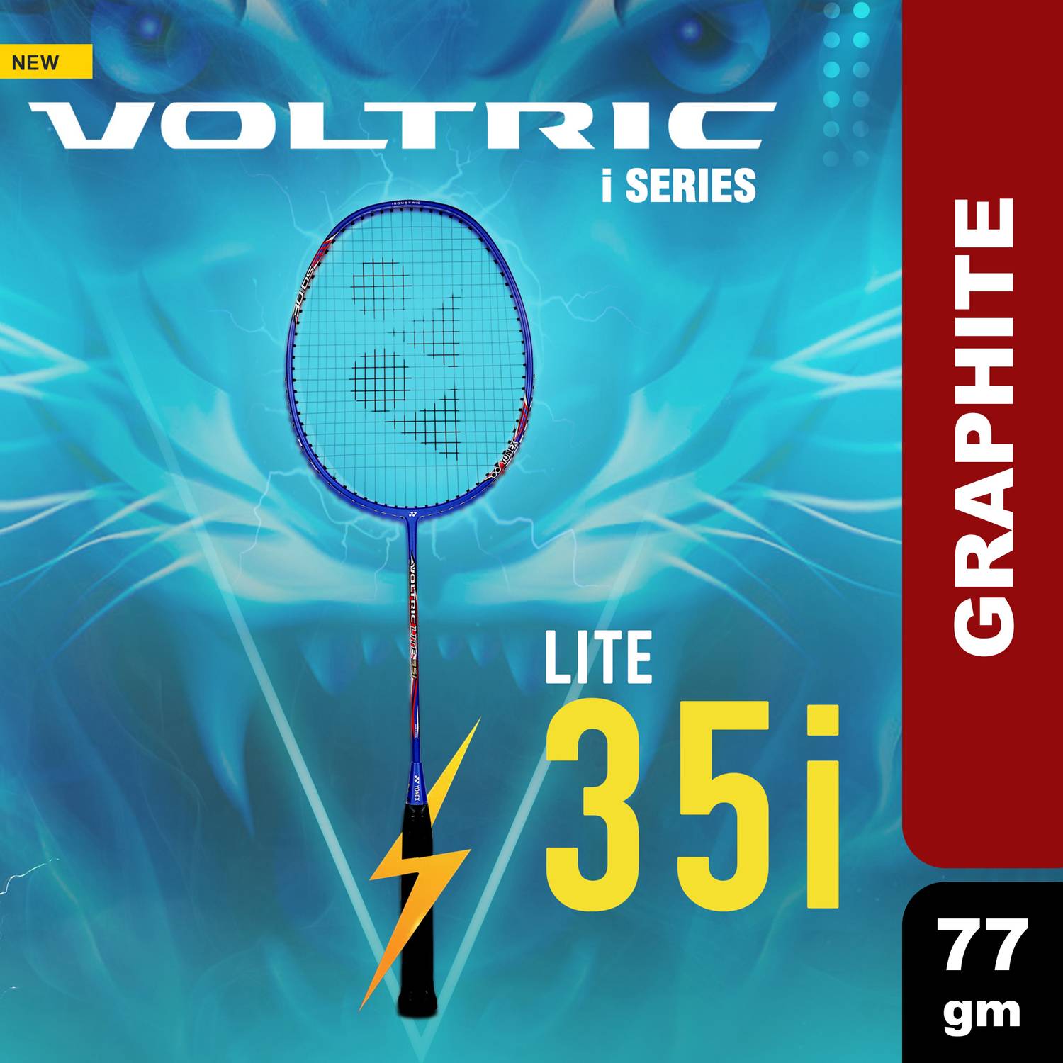 YONEX Voltric Lite 35i Blue Badminton Racquet - Image 1