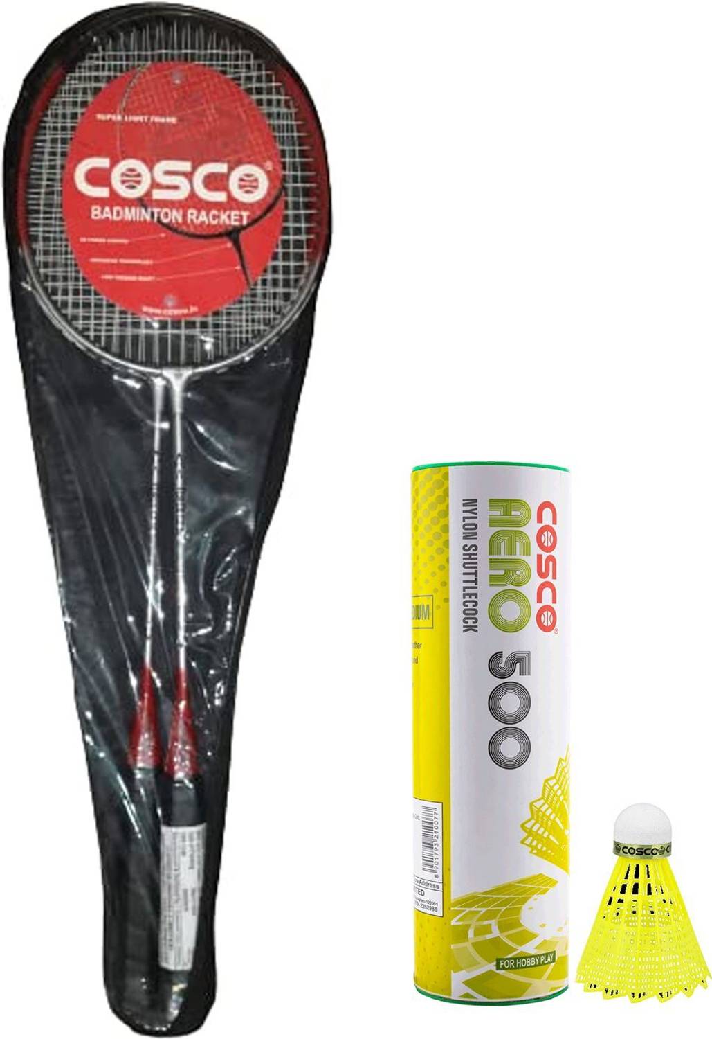 COSCO CZ 50 Force Badminton Racket ( 2 Racquet, 6 Shuttle Cock