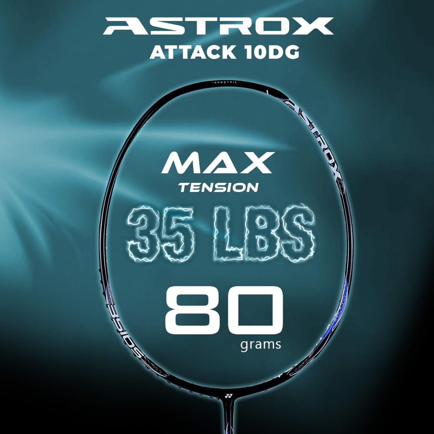 Image of YONEX Astrox Attack 10 DG (SILVER) Silver Strung Badminton Racquet
