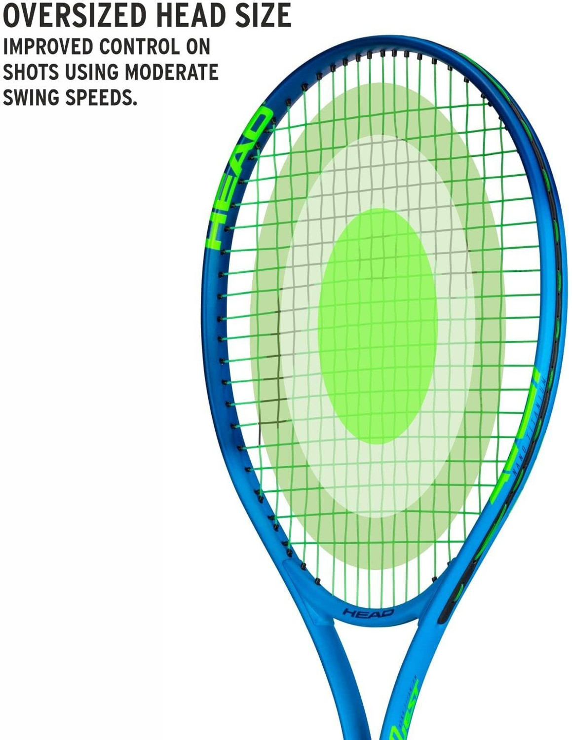 Image of Head Ti- Conquest Blue Strung Tennis Racquet