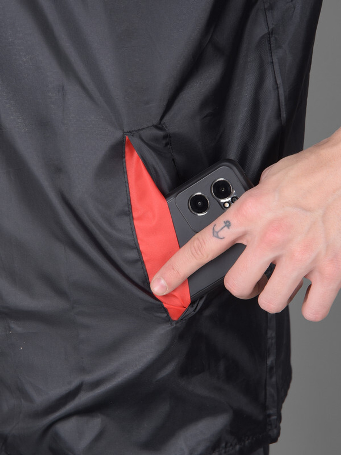Image of Dollar Dollar Rainguard Men's PVC Full Sleeve Solid Reversible Raincoat Set Solid Men Rain Suit