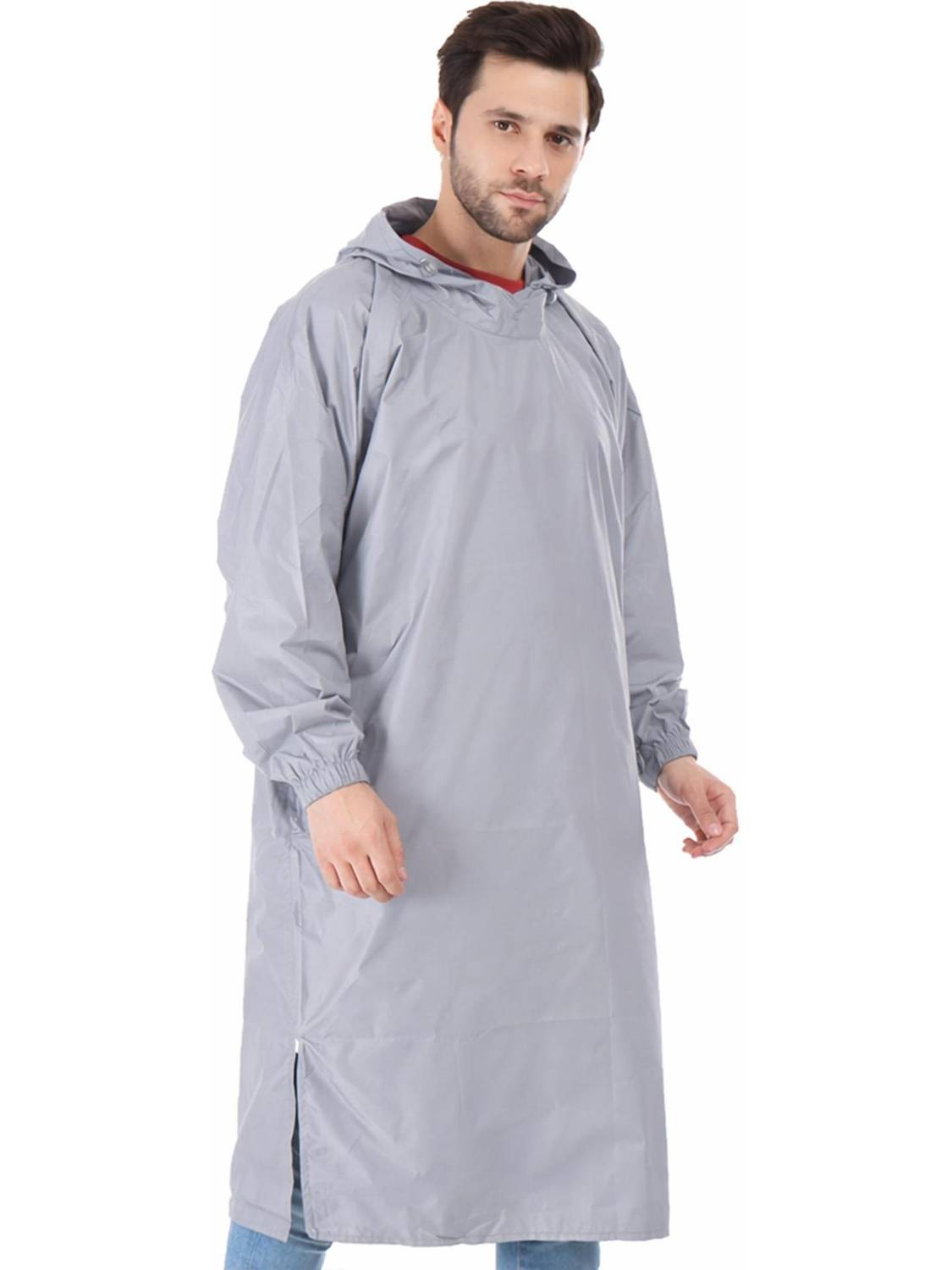 Rocksport Solid Men & Women Raincoat