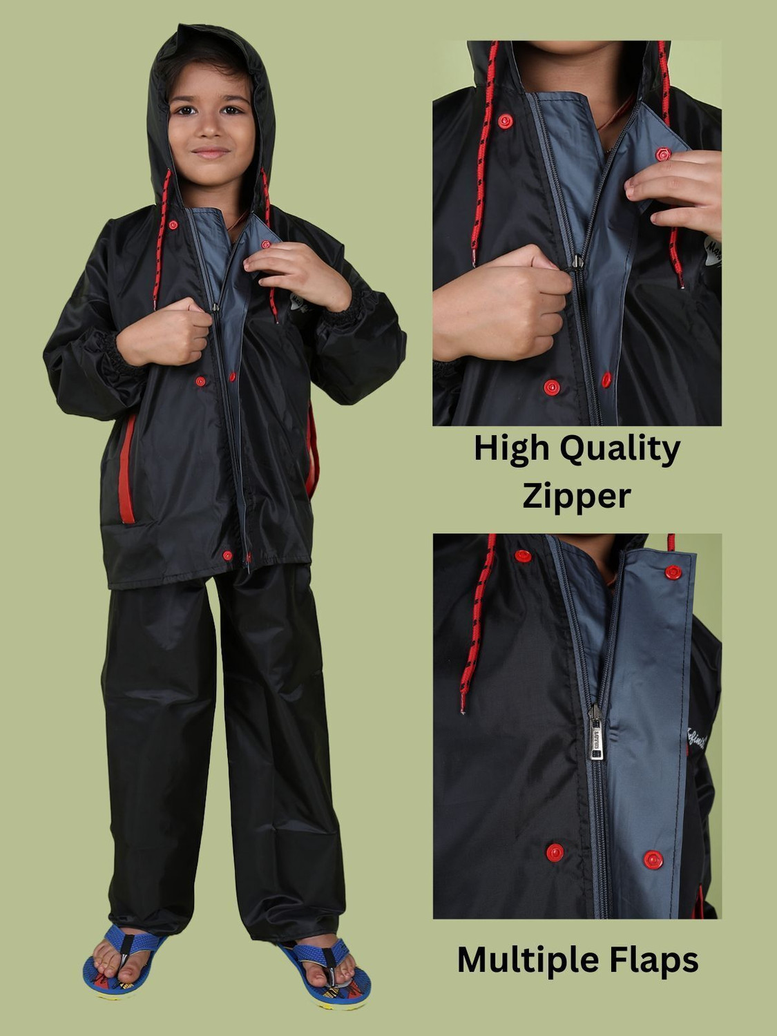 Image of Mars Infiniti Solid Boys Rain Suit