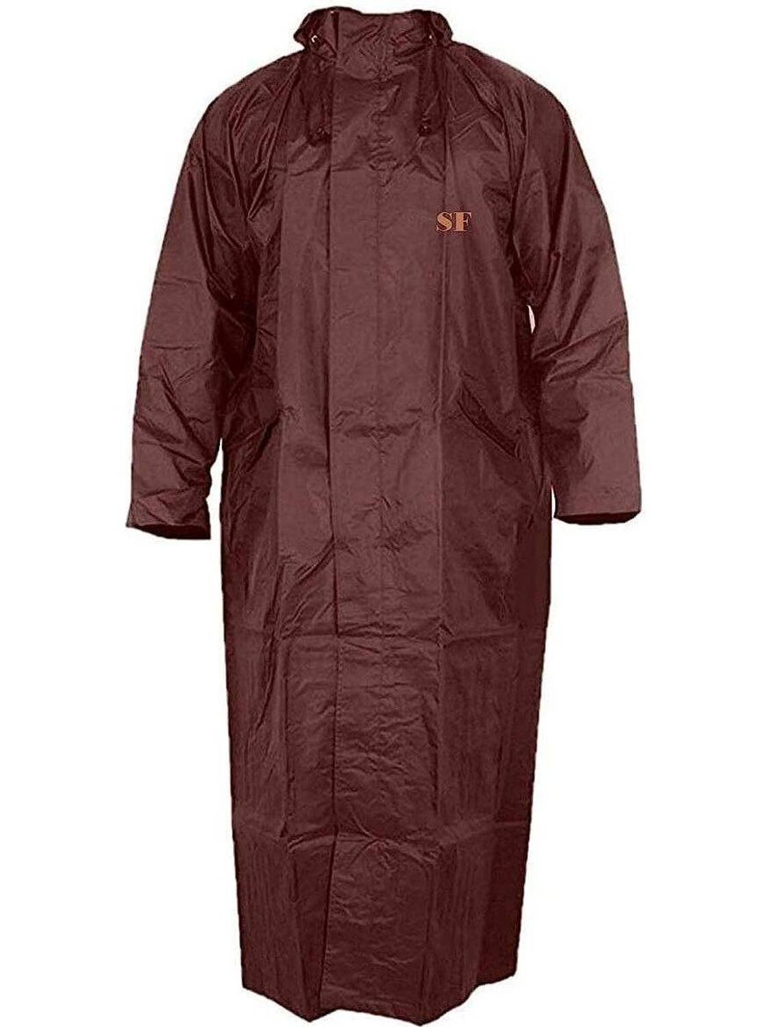 SF SHAKUMBHARI FAB Solid Men Raincoat