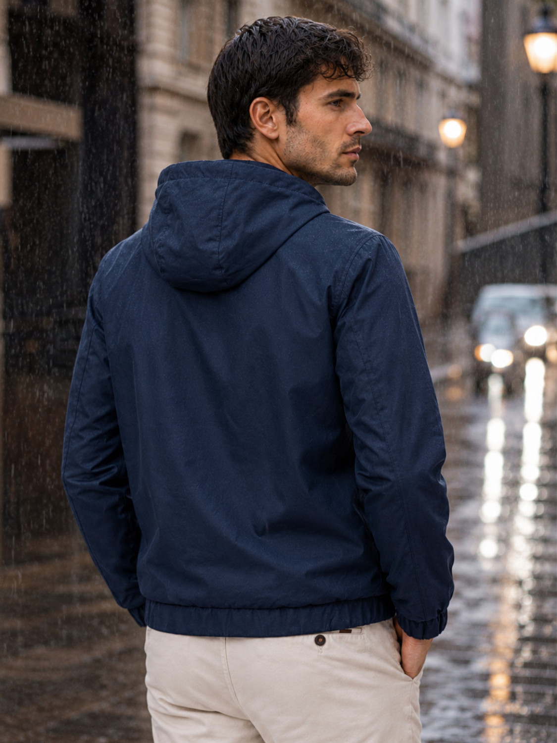 Image of Mia Fashion Solid Men Raincoat