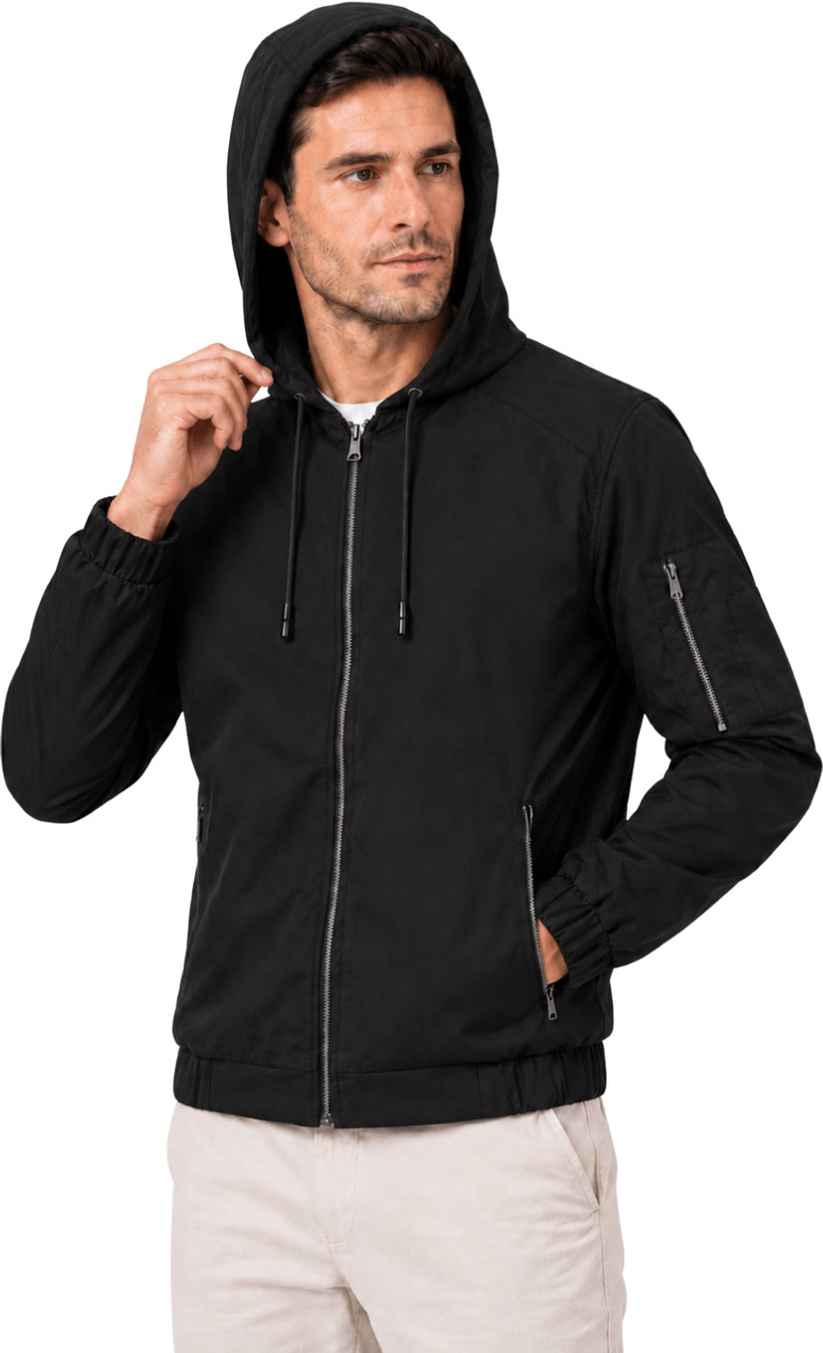 Image of Mia Fashion Solid Men Raincoat