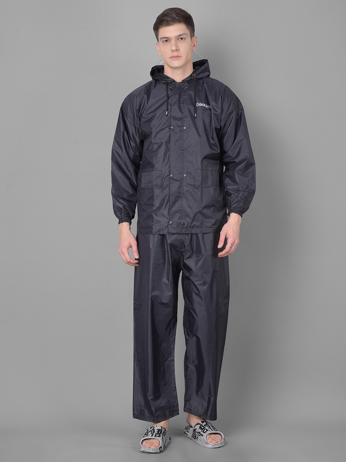 Image of Dollar Solid Men Rain Suit