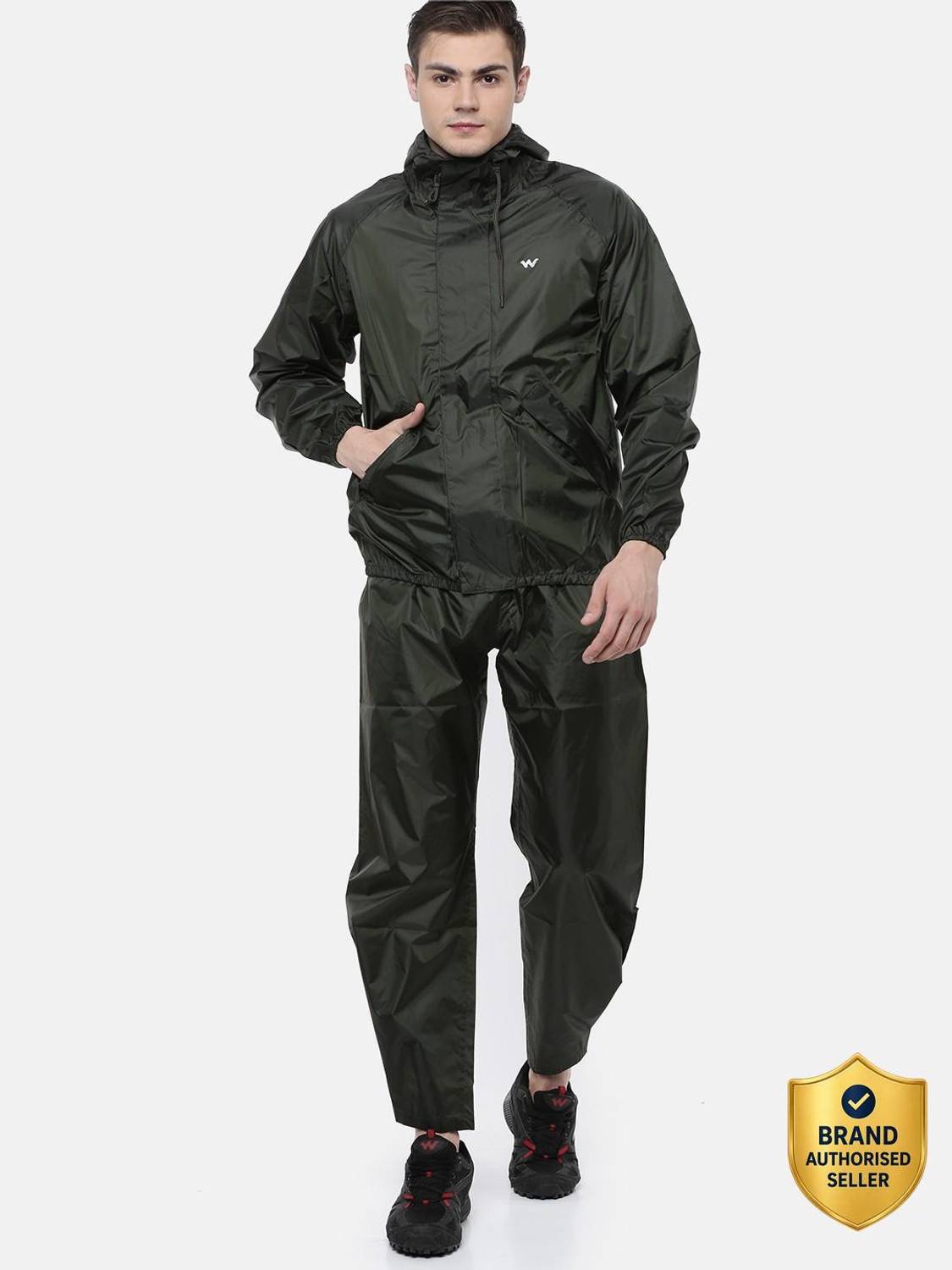 Wildcraft RSUIT NW EC BLK Solid Men Rain Suit