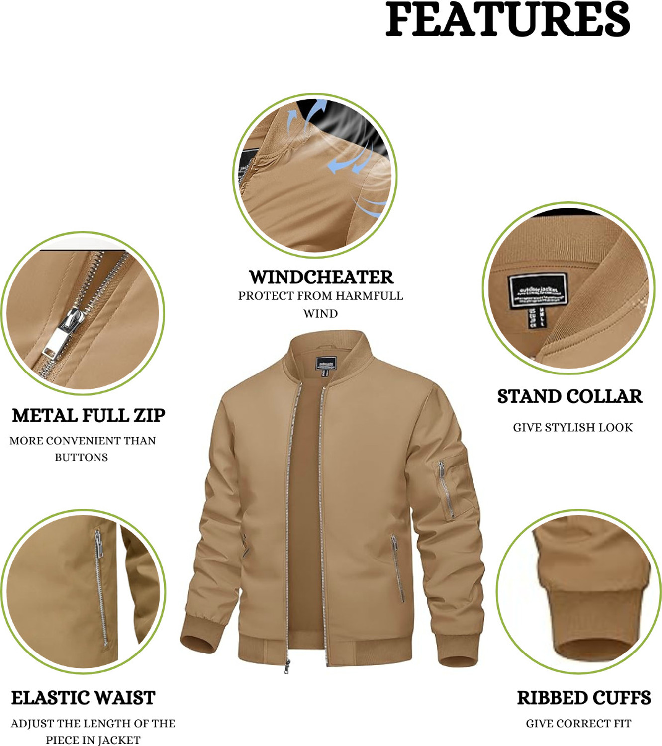 Image of METRONAUT Full Sleeve Solid Men Jacket
