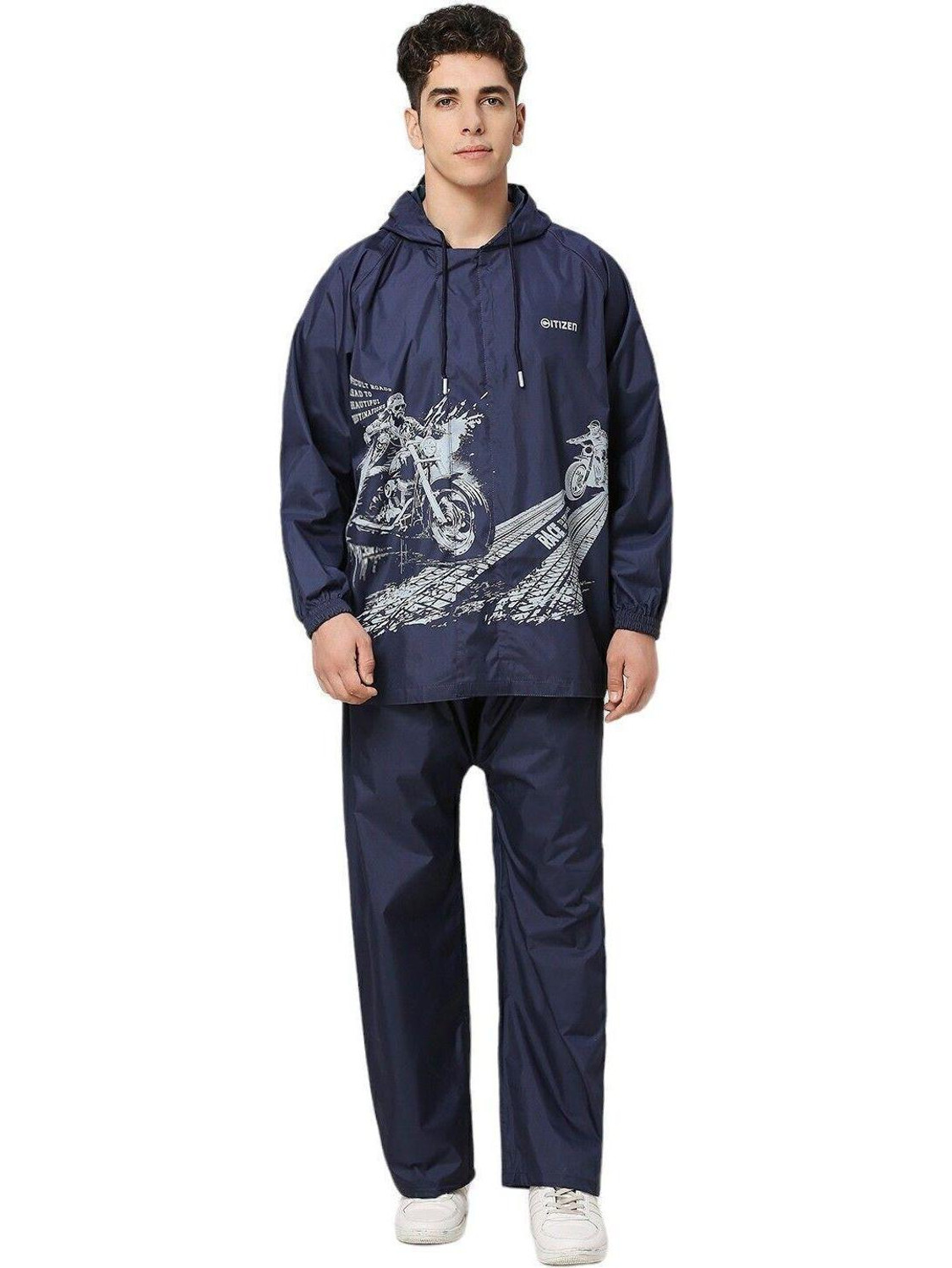 Image of CITIZEN Graphic Print Men Rain Suit