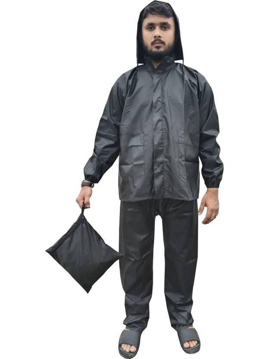 jim-Dandy Solid Men Raincoat
