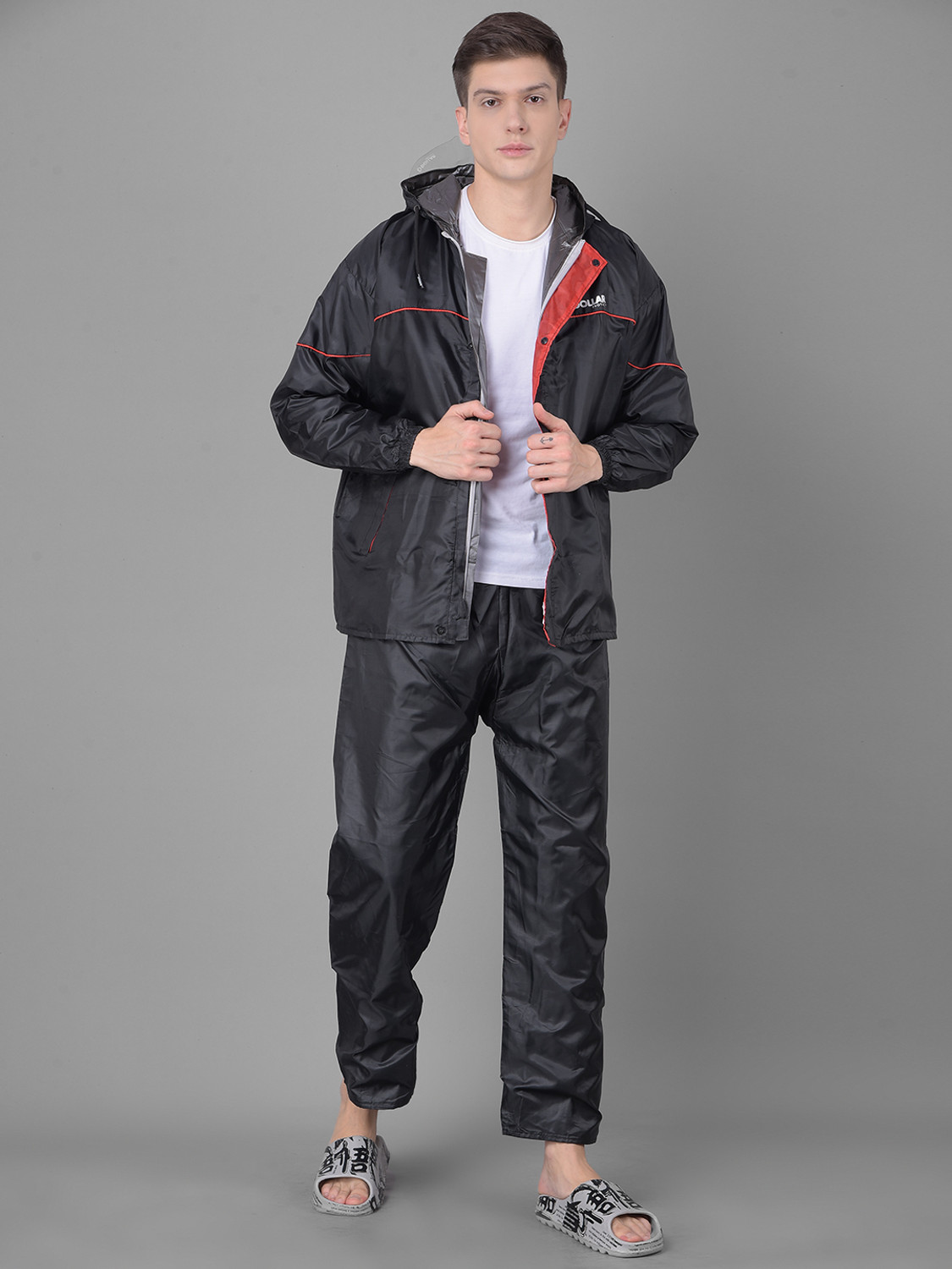 Image of Dollar Solid Men Rain Suit