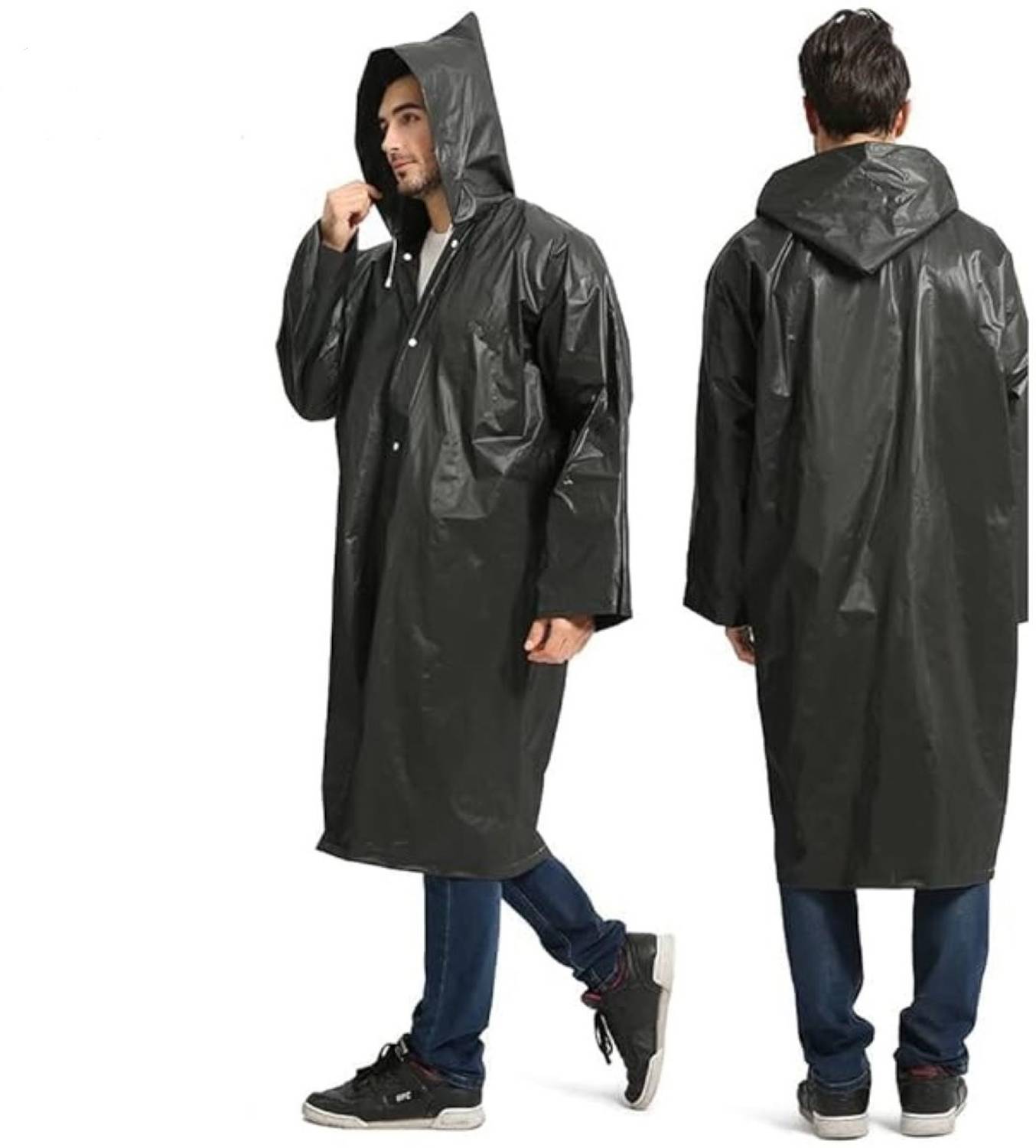 INFISPACE Solid Men Raincoat
