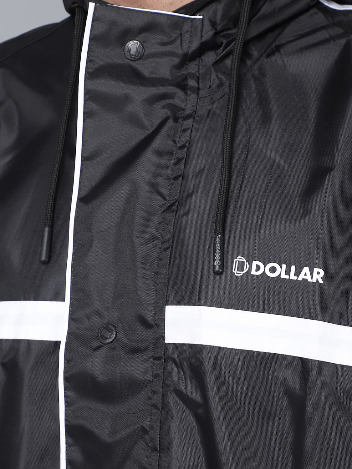Image of Dollar Dollar Rainguard Men's PVC Full Sleeve Sporty Look Raincoat Set Colorblock Men Rain Suit