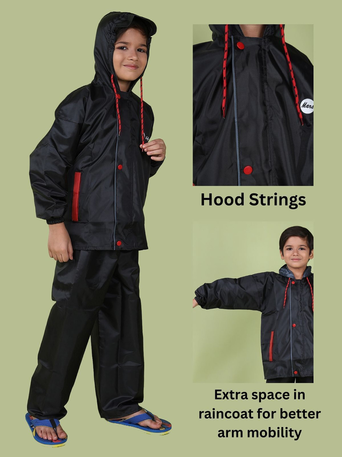 Image of Mars Infiniti Solid Boys Rain Suit