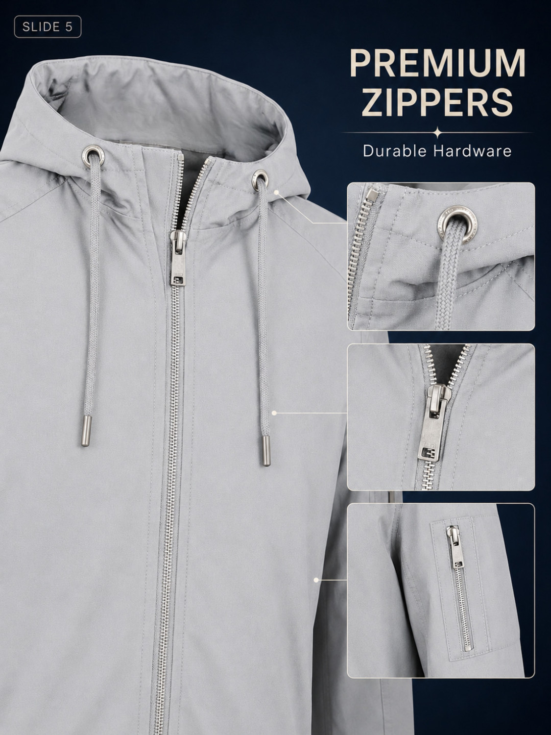 Image of Mia Fashion Solid Men Raincoat