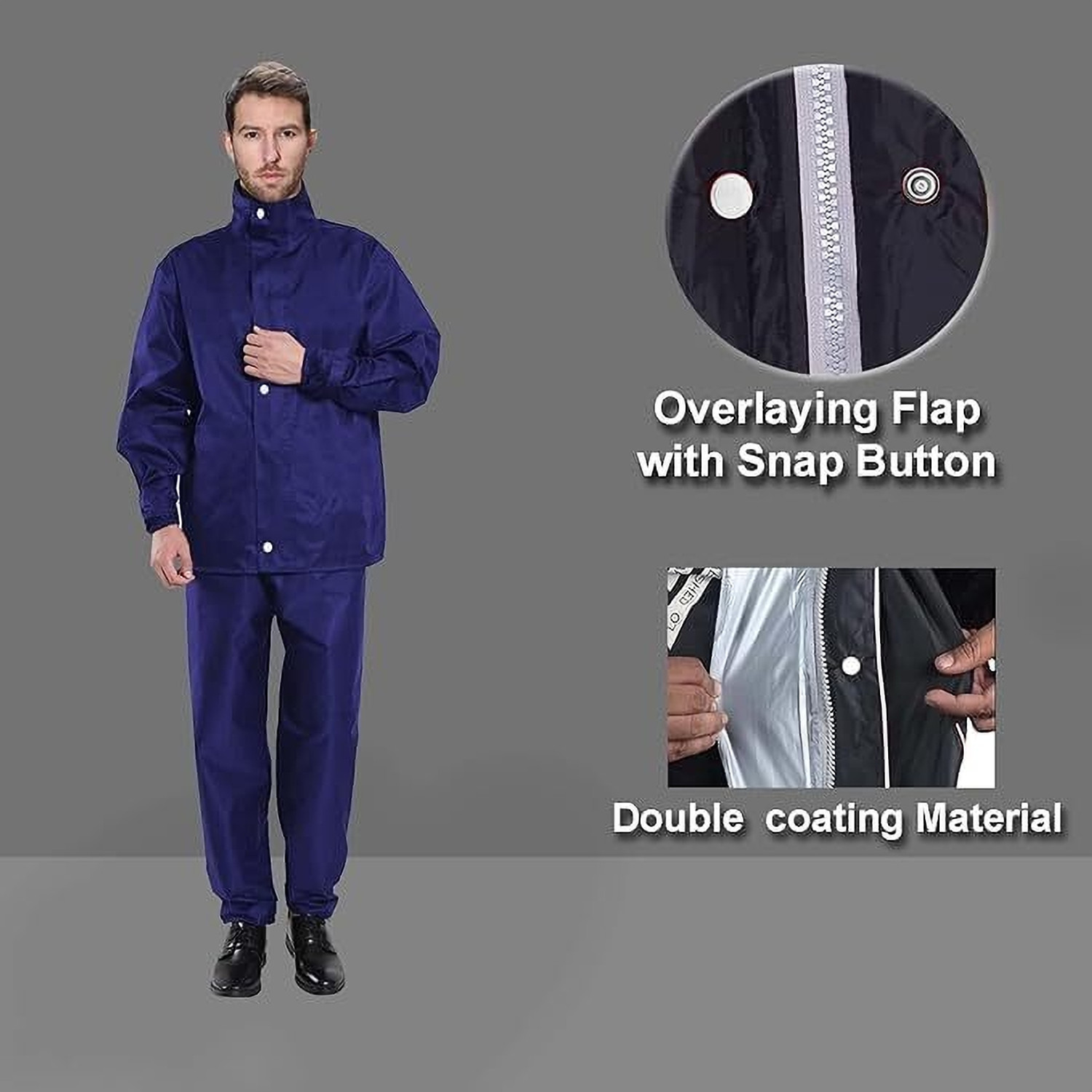 Image of Camison Solid Men Raincoat