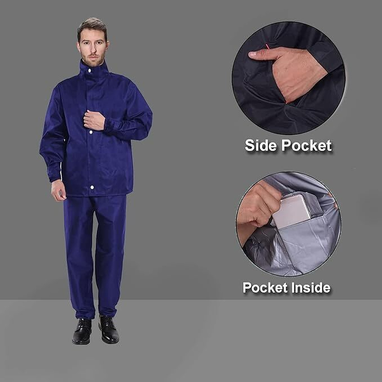 Image of Camison Solid Men Raincoat