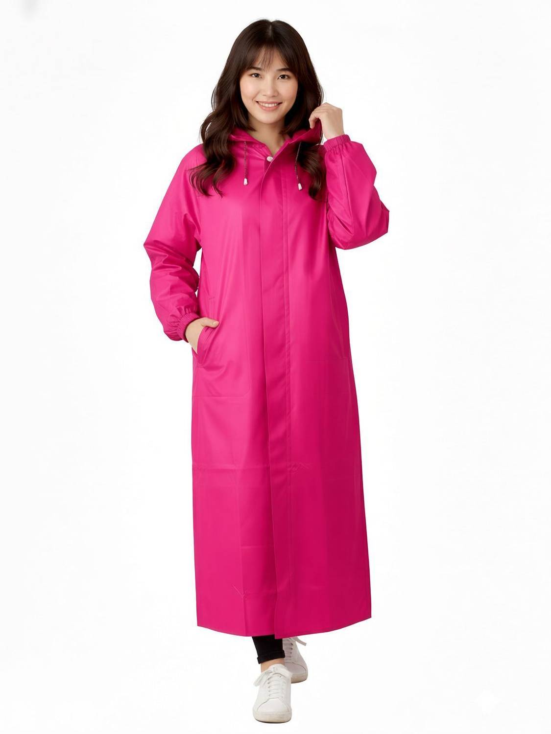 rainshower Solid Unisex Raincoat