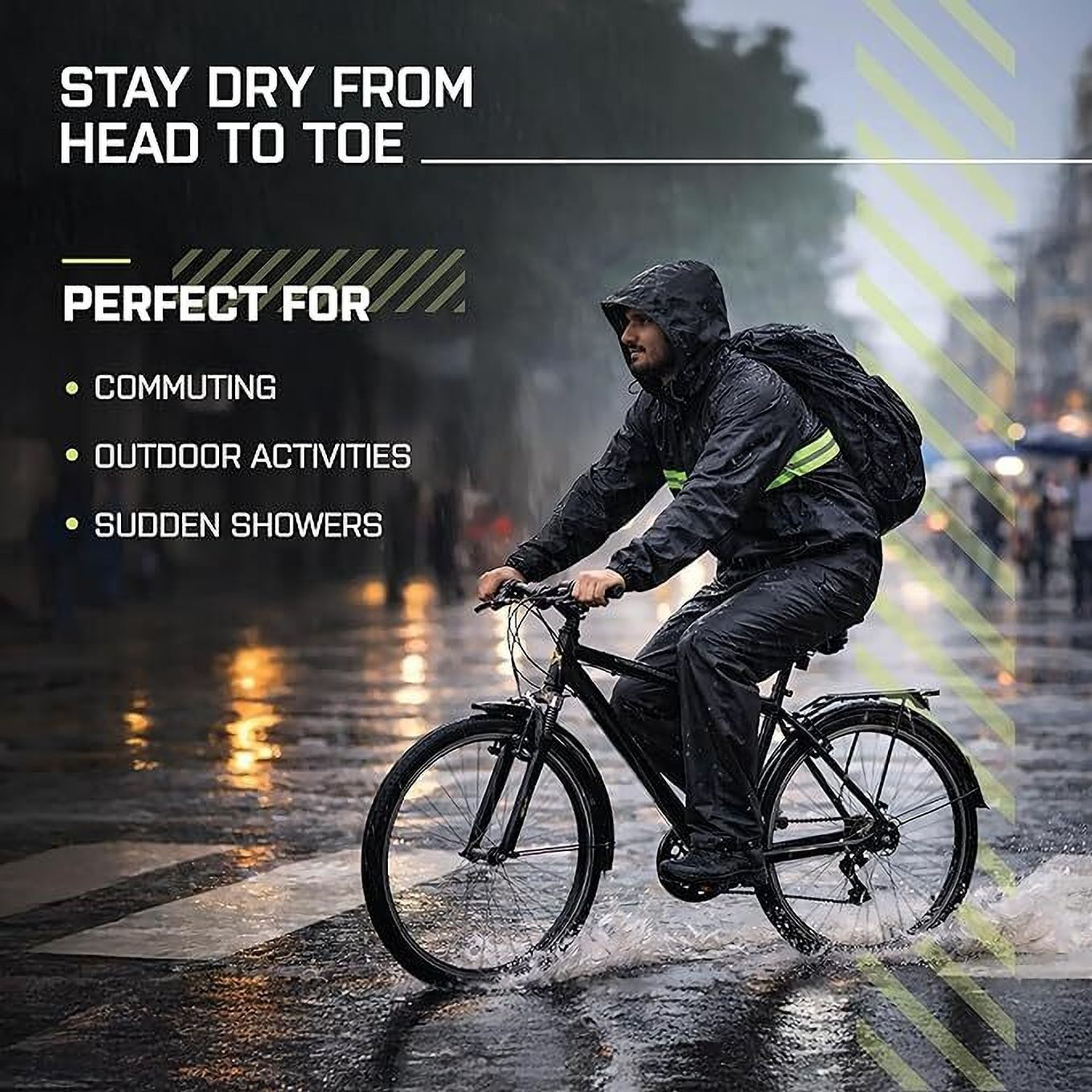 Image of Spotview Solid Unisex Rain Suit
