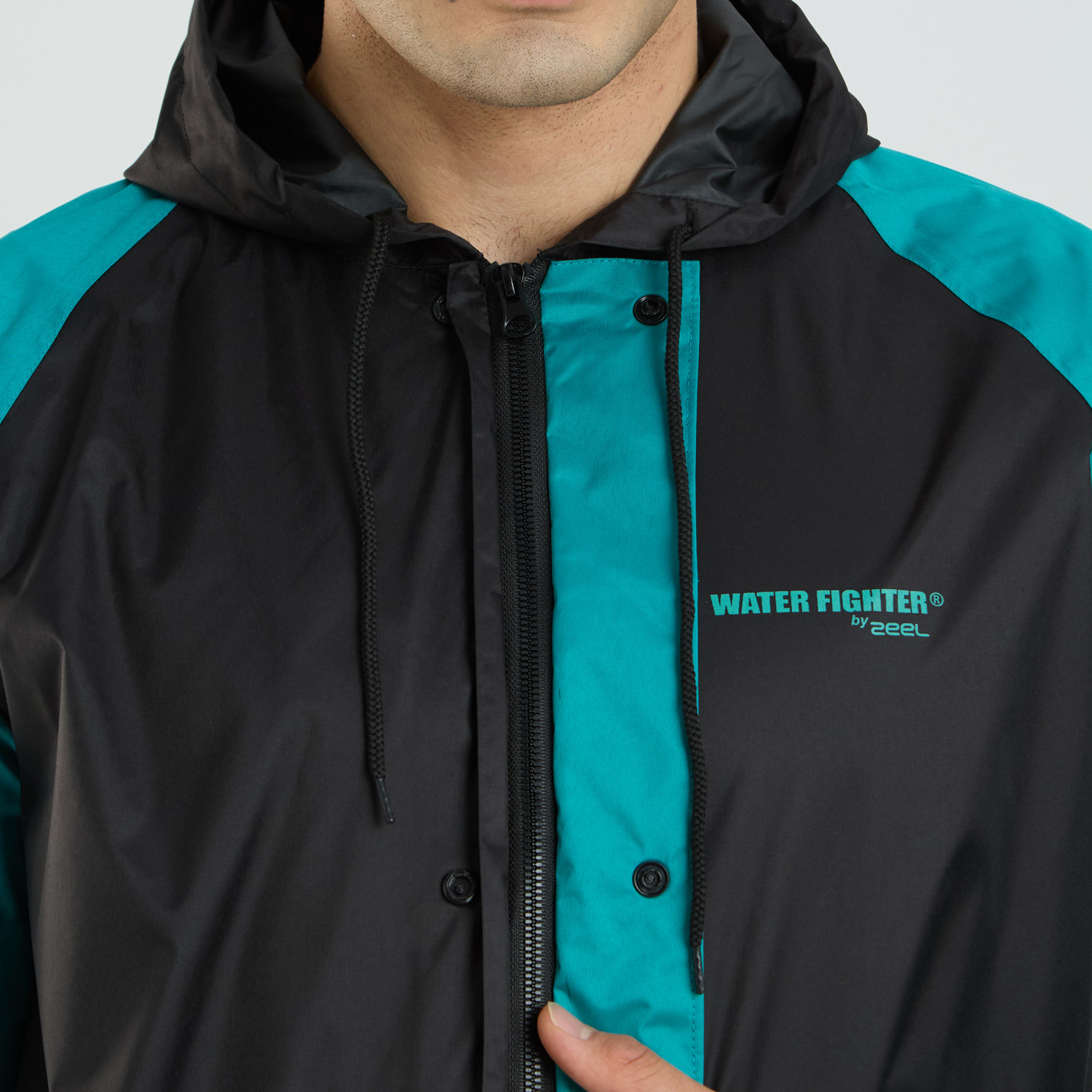 Image of WATER FIGHTER by ZEEL Colorblock Men Rain Suit