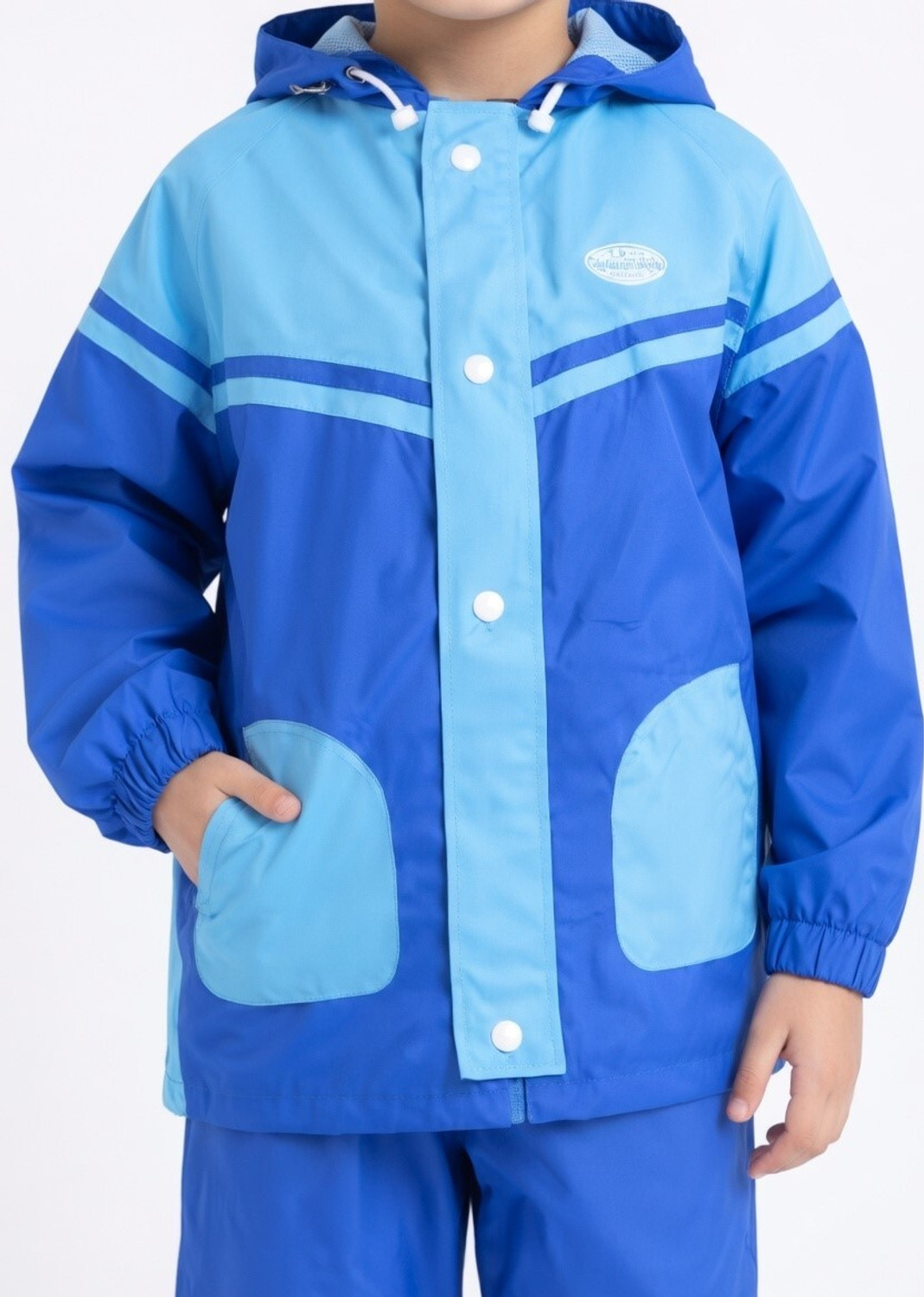 Image of POWERAPPARELS Solid, Colorblock Boys & Girls Rain Suit