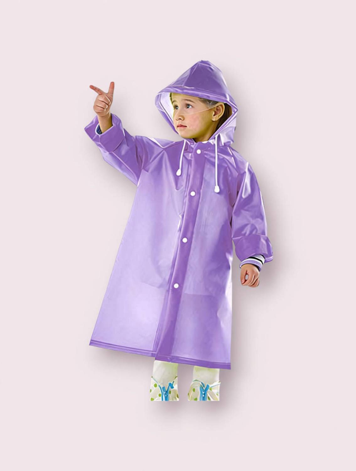 TrickyShoppers Solid Boys & Girls Raincoat