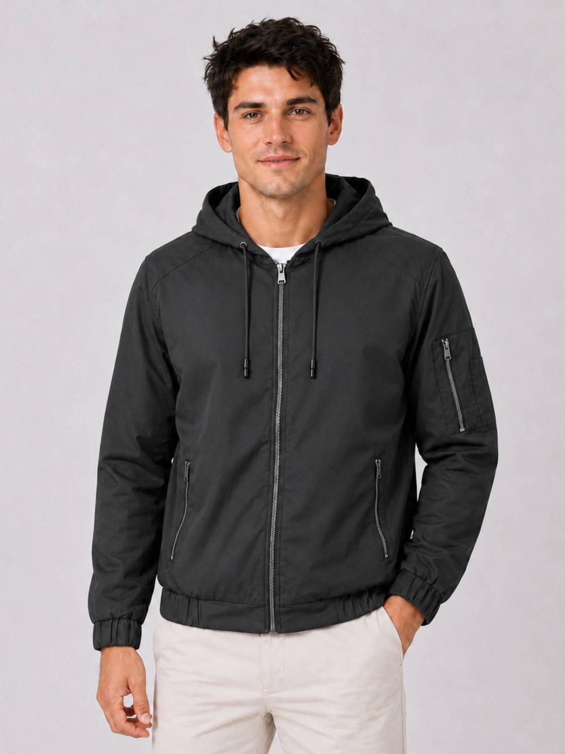 Caraba Solid Men Raincoat