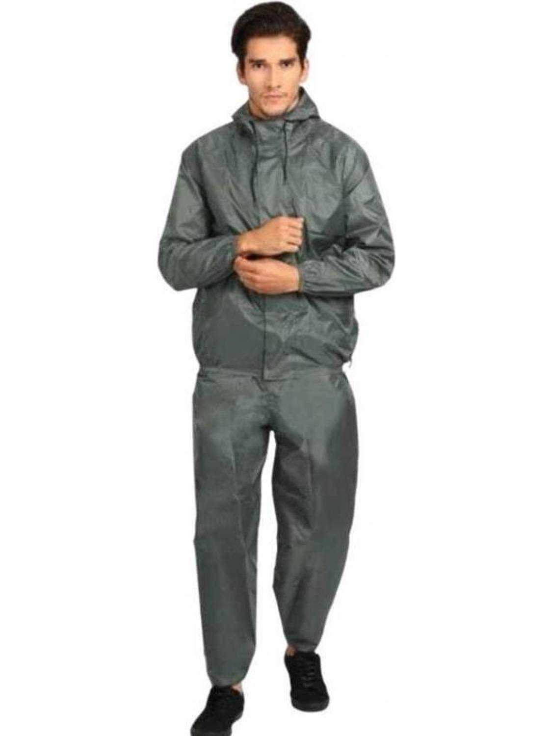 Bubby-L-Areana Self Design Women Rain Suit