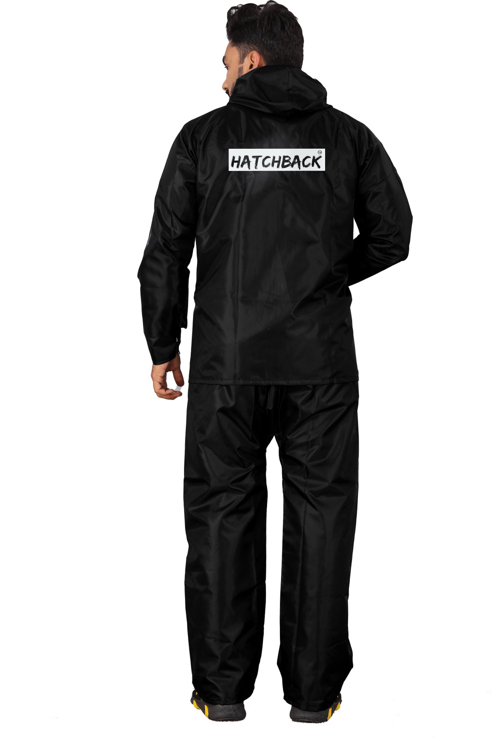 Image of Hatchback Solid Men & Women Raincoat
