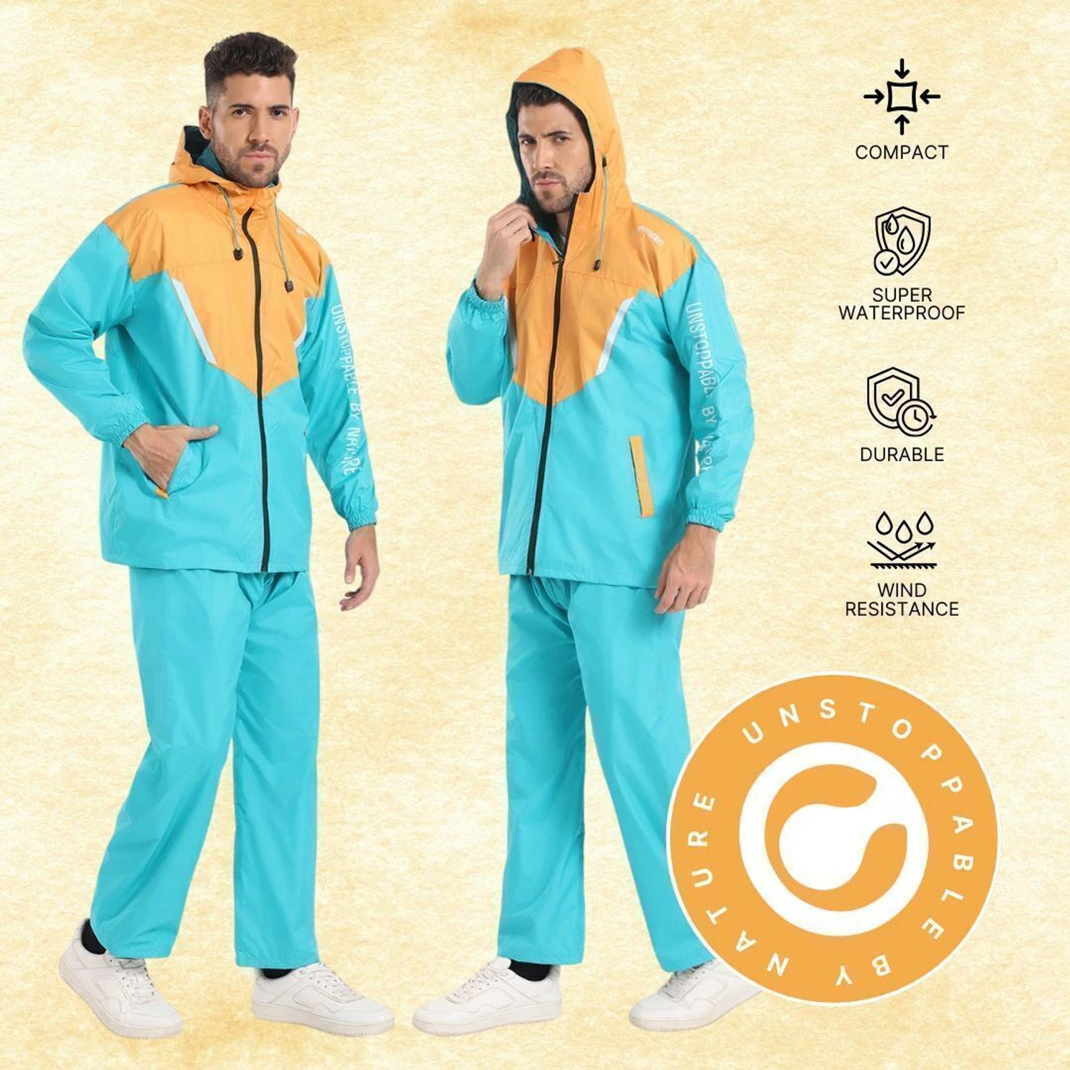 Image of CITIZEN Colorblock Men Raincoat