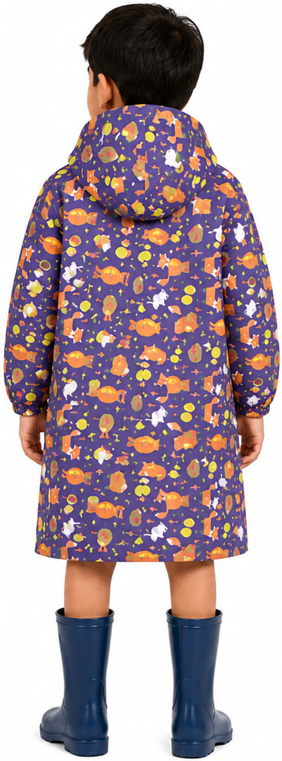 Image of DUCKBACK Animal Print Boys & Girls Raincoat