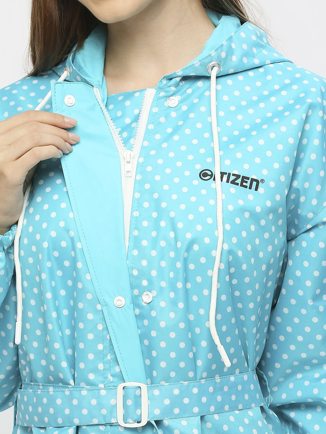 Image of CITIZEN Polka Print Women Raincoat