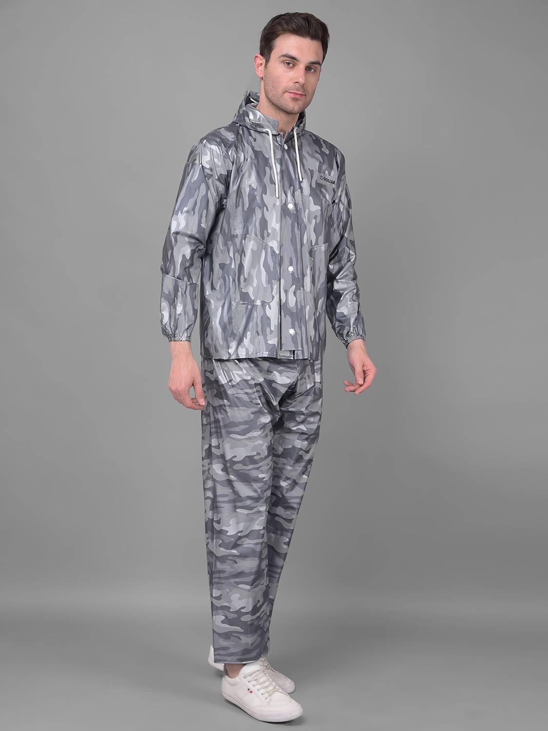 Dollar Self Design Men Rain Suit